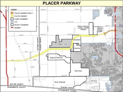 Placer Parkway Corridor Map